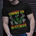 Smoke Up Bitches Marijuana Pot Leaf Weed 420 Stoner Day T-Shirt Gifts for Him