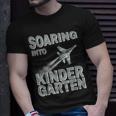 Soaring Into Kindergarten Back To School Jet Military Family T-Shirt Gifts for Him
