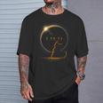 Solar Cat Eclipse View Totality April 8 2024 Astronomy Cat T-Shirt Gifts for Him