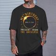 Solar Eclipse 2024 Birthday Present 4824 Totality Universe T-Shirt Gifts for Him