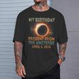 Solar Eclipse 2024 Birthday Present 4824 Totality Universe T-Shirt Gifts for Him