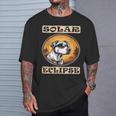 Solar Eclipse 2024 Dog Total Solar Astronomy T-Shirt Gifts for Him