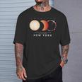 Solar Eclipse 2024 New York Total Eclipse American Graphic T-Shirt Gifts for Him