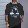 Solar Eclipse 2024 Ohio Hello Darkness My Old Friend T-Shirt Gifts for Him