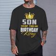 Son Of The Birthday King Bday Party For Dad T-Shirt Gifts for Him