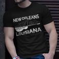 Souvenir New Orleans Guitar Music Louisiana New Orleans T-Shirt Gifts for Him