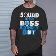 Squad Of The Boss Birthday Boy Baby Decorations T-Shirt Gifts for Him
