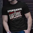 Stephanie Is Awesome Family Friend Name T-Shirt Gifts for Him