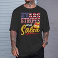 Sterne Streifen Und Salsa Mexiko Us Mexikanisch Amerikanisch T-Shirt Geschenke für Ihn