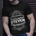 Steven First Name T-Shirt Gifts for Him