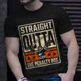Straight Outta The Penalty Box Hockey Player Fan Lover T-Shirt Gifts for Him