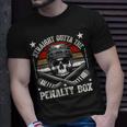 Straight Outta The Penalty Box Hockey Player Fan Lover T-Shirt Gifts for Him