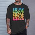 In My Summer Break Era Summer Break Groovy Teacher Tie Dye T-Shirt Gifts for Him