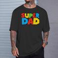 Super Dad Gamer For Father's Day T-Shirt Gifts for Him