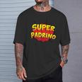 Súper Padrino Regalo Para Padrino De Bautizo Camiseta unisex Regalos para él
