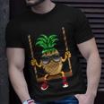 Swinging Pineapple Swing Beach Sun Swinging Fruit Fruit T-Shirt Gifts for Him