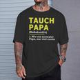 Tauch Papa T-Shirt Geschenke für Ihn