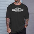Team Bourne Proud Family Surname Last Name T-Shirt Gifts for Him