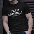 Team Campbell Proud Family Surname Last Name T-Shirt Gifts for Him