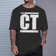 Team Ct Challenge Distressed T-Shirt Gifts for Him