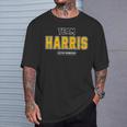 Team Harris Proud Family Last Name Surname T-Shirt Gifts for Him