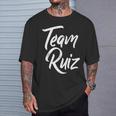 Team Ruiz Last Name Of Ruiz Family Cool Brush Style T-Shirt Gifts for Him
