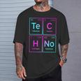 Techno Sintetizador Químico Rave Music Edm Music Festival Camiseta unisex Regalos para él