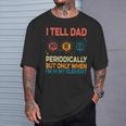 I Tell Dad Jokes Periodically Fathers Day Vintage T-Shirt Gifts for Him