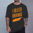 Tennessee I Bleed Orange Tn Pride State T-Shirt Gifts for Him