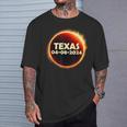 Texas Solar Eclipse 2024 April 8 Totality Texas T-Shirt Gifts for Him