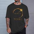 Texas Total Solar Eclipse April 8 2024 Texas Solar Eclipse T-Shirt Gifts for Him