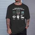 Things Die Ich In Meiner Freizeit Mache Tractor T-Shirt Geschenke für Ihn