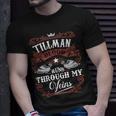 Tillman Blood Runs Through My Veins Vintage Family Name T-Shirt Gifts for Him