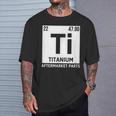 Titanium Aftermarket Parts Element Ti Joint Surgery Joke T-Shirt Gifts for Him