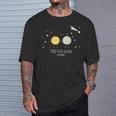Together Again Retro Sun And Moon Holding Hands Eclipse 2024 T-Shirt Gifts for Him