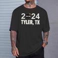 Total Solar Eclipse 04082024 Tyler Texas Solar Eclipse T-Shirt Gifts for Him