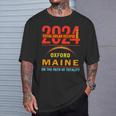 Total Solar Eclipse 2024 Oxford Maine April 8 2024 T-Shirt Gifts for Him