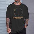 Total Solar Eclipse 2024 Totality Pennsylvania T-Shirt Gifts for Him