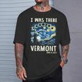 Total Solar Eclipse 2024 Vermont Starry Night Painting T-Shirt Gifts for Him