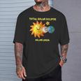 Total Solar Eclipse April 08 2024 Twice In Lifetime T-Shirt Gifts for Him