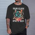 Total Solar Eclipse April 8 2024 French Bulldog T-Shirt Gifts for Him