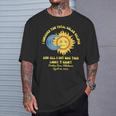 Total Solar Eclipse Broken Bow Oklahoma April 8 2024 Retro T-Shirt Gifts for Him