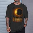 Total Solar Eclipse Check List 8Th April 2024 T-Shirt Gifts for Him