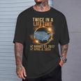 Total Solar Eclipse Clothing Twice In Lifetime April 8 2024 T-Shirt Gifts for Him
