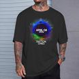 Total Solar Eclipse Dayton Ohio 2024 Colorufl Totality T-Shirt Gifts for Him