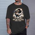 Total Solar Eclipse Dinosaur Dino T-Rex April 8 2024 Kid Boy T-Shirt Gifts for Him