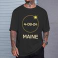 Totality Path 2024 Maine Total Eclipse Pocket T-Shirt Gifts for Him