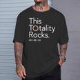 This Totality Rocks 2024 Total Solar Eclipse Totality T-Shirt Gifts for Him
