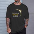 Totality Twice In A Lifetime Solar Eclipse 2024 Illinois T-Shirt Gifts for Him