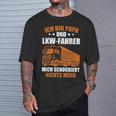 Truckeratertag Lkw-Fahrer Ich Bin Papa Und Lkwfahrer Truck T-Shirt Geschenke für Ihn